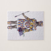 ホンジュラス1780年からの女性(着色された版木、銅版、版画) ジグソーパズル (横)