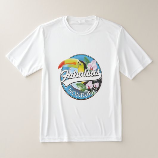 ホンジュラス ロゴ で探検 Tシャツ (レイダウン)