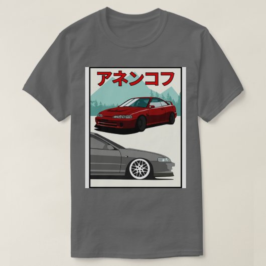 ホンダインテグラタイパー Tシャツ (デザイン正面)