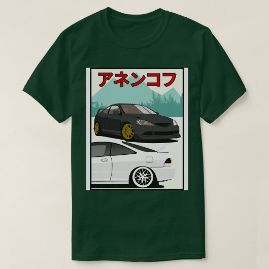 ホンダインテグラタイプR 1 Tシャツ (デザイン正面)
