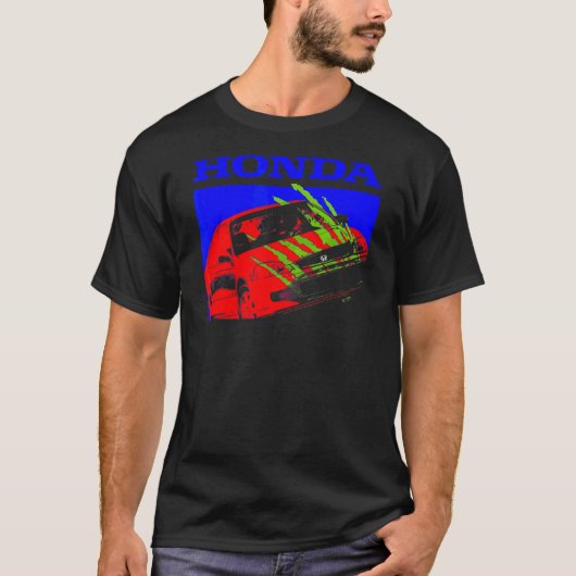 ホンダシビックはっきりした Tシャツ (正面)