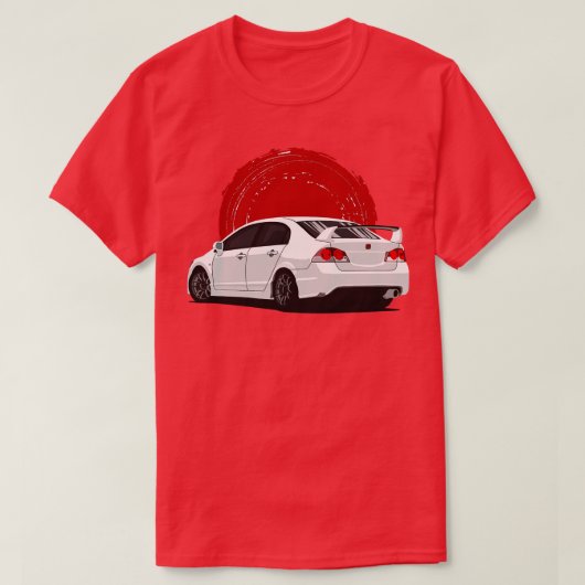 ホンダシビックFD 1 Tシャツ (デザイン正面)