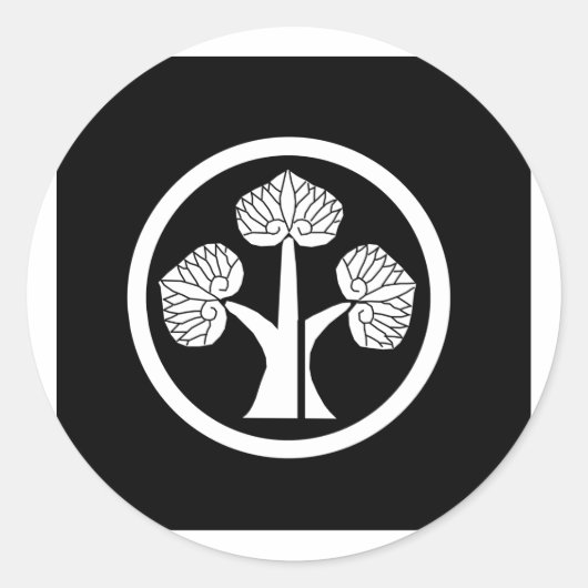 ホンダモン，日本 ラウンドシール (正面)