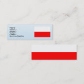 ホンダ、コロンビア スキニー名刺 (正面/裏面)