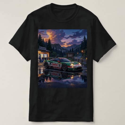 ホンダ NSX GT Tシャツ (デザイン正面)