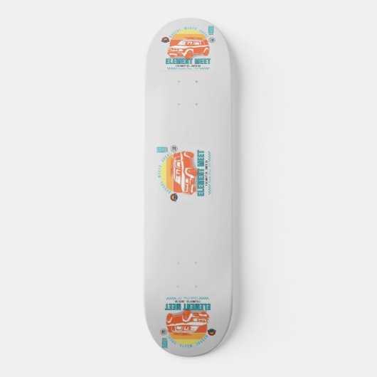 ホンダEミート 21cm スケートボードデッキ (正面)