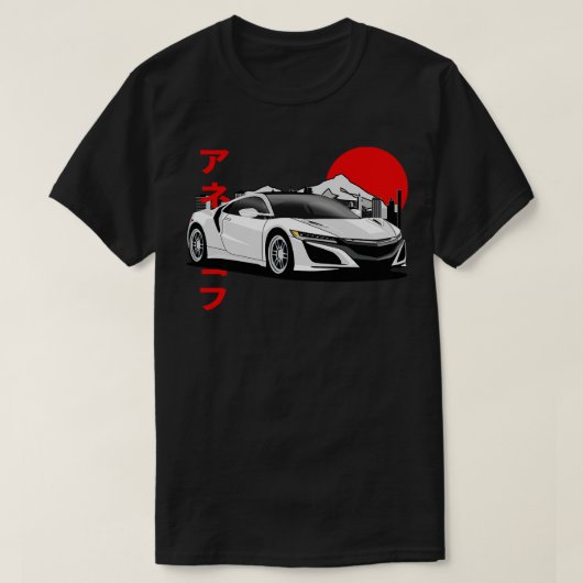 ホンダNSX 2 Tシャツ (デザイン正面)