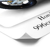 ホンダRC51 VTR1000 SP2キャストロルバイク – A3 ポスター (角)