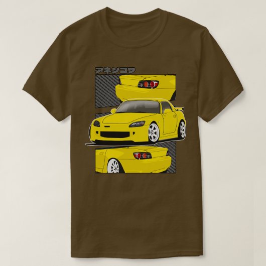 ホンダS2000 Tシャツ (デザイン正面)