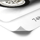 ホンダVFR 750F-Rバイク – A3 ポスター (角)