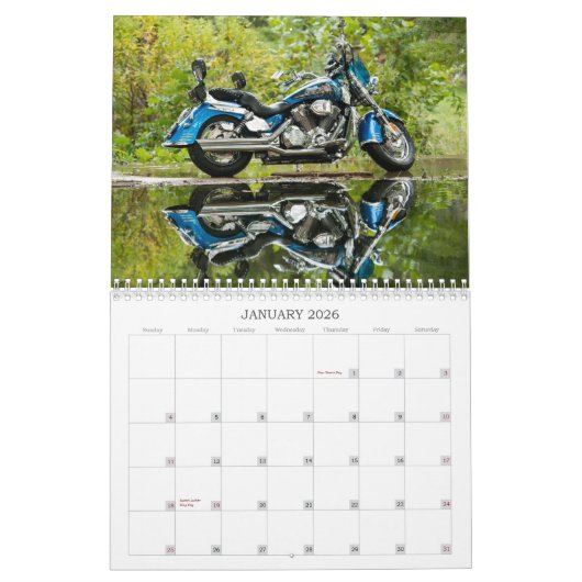 ホンダVTX 2014 #1 カレンダー (1月 2026)