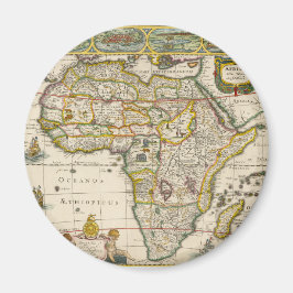 ホンディウスとヤンソンのアフリカ古地図 マグネット