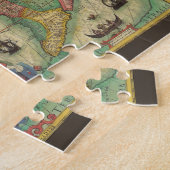 ホンディウスによる古代アメリカ世界地図 ジグソーパズル (側面)