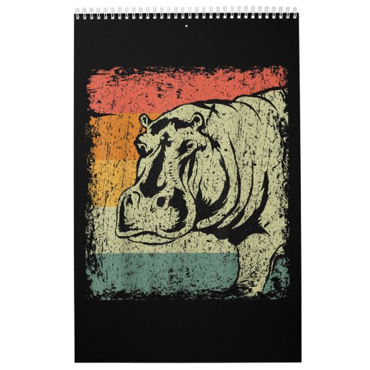 ホントにヴィンテージヒッポタムスヒッポ|ヒッポウ·ラバー カレンダー (カバー)