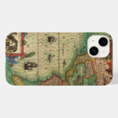 ホンドゥスによる古代アメリカ大陸の世界地図 Case-Mate iPhoneケース (裏面 (横))