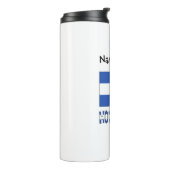 ホンドゥラスホンドゥラス国旗のブラックパーソナライゼーション タンブラー (回転左)