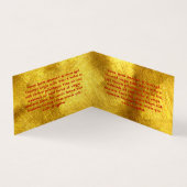 ホンバオレッド封筒 名刺 (内部)