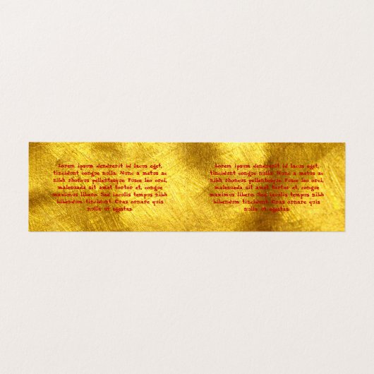 ホンバオレッド封筒 名刺 (内部フラット)