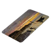 ホンフルール、ボートを引っ張る マグネット (左側)