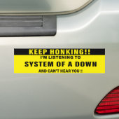 ホン保キングバンパーのステッカスタムク、自動車のステッカー バンパーステッカー (車上)