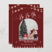 ホーああベビークリスマス妊娠の発表 シーズンカード (正面/裏面)