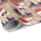 ホーおもしろいザ社長ジョーバイデン氏クラフトクリスマス ラッピングペーパー (ロールコーナー)