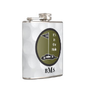 ホーおもしろいルの中のモノグラム フラスク (右)