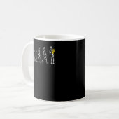 ホーおもしろいン選手のフランスの進化 コーヒーマグカップ (正面左)