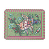 ホーお洒落ツN'ハートキュピッドフクロウバレンタイン マグネット (横)