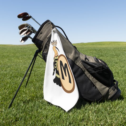 ホーお洒落プバードモノグラム ゴルフタオル (グリーン)