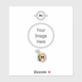 ホーお洒落プバードモノグラム シール (シート)