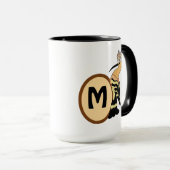 ホーお洒落プバードモノグラム マグカップ (正面右)