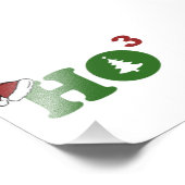 ホーかわいいメリークリスマス フォトプリント            (角)