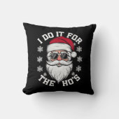 ホーのためにやってるんだゾ Funny Santa Ugly Christmas  クッション (正面)