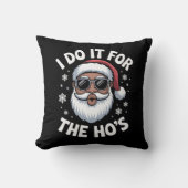 ホーのためにやるのさ クリスマス アフリカ系アメリカ人 クッション (正面)