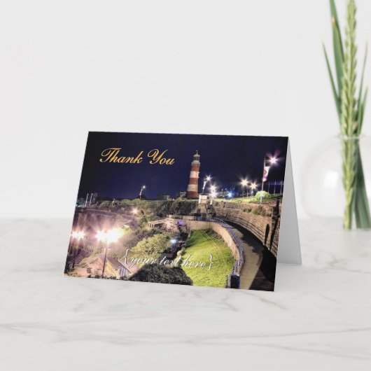 ホーのアプローチとスミートンズタワー – ありがとう サンキューカード (正面)