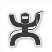 ホーイーウェルダーデカールビニールシール|車 シール (正面)