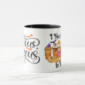 ホーカス ポーカス フォーカスするのにコーヒーが必要 マグカップ (中央)