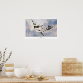 ホーカーのテム害虫はVを迎撃するために動員された –  ポスター (キッチン)