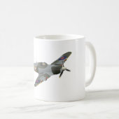 ホーカーハリケーン第2次世界大戦戦闘機 コーヒーマグカップ (正面右)