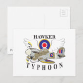 ホーカー台風 ポストカード (正面/裏面)