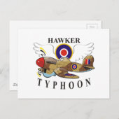 ホーカー台風 ポストカード (正面/裏面)