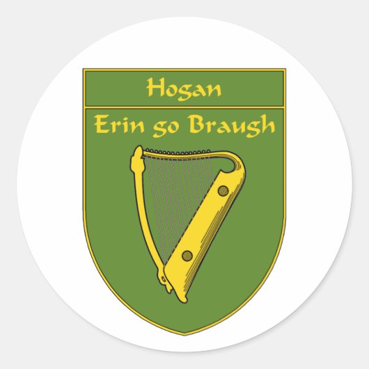 ホーガン1798旗シールド ラウンドシール (正面)