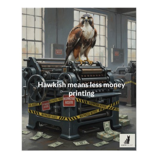 ホーキッシュは印刷量を減らす ポスター (正面)