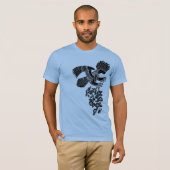 ホークとツバキ鷹椿 Tシャツ (正面フル)