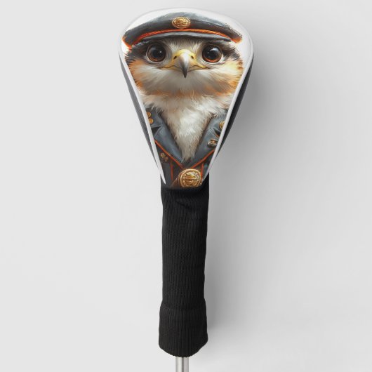 ホークのドライバーカバー ゴルフヘッドカバー (正面)