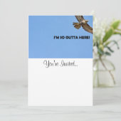 ホークの写真 招待状 (スタンド正面)