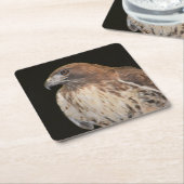 ホークの精神 スクエアペーパーコースター (アングル)