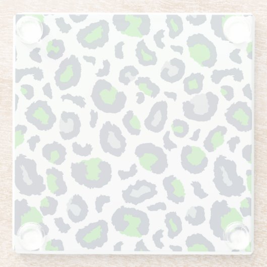 ホークインスパイアヒョウプリントガラスコースター ガラスコースター (裏面)