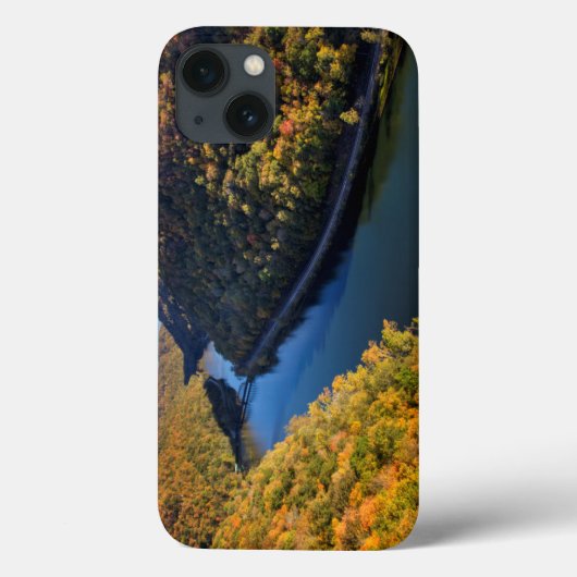 ホークスネスト州立公園のニュー・リバー・ゴージ Case-Mate iPhoneケース (裏面)